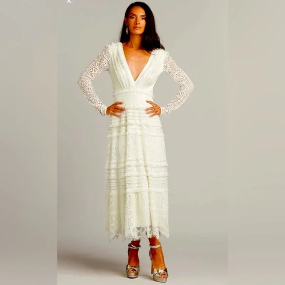 how do tadashi shoji dresses fit Vionna Shutter-Pleated Crepe Gown – Tadashi Shoji Official Online Boutique main image 0